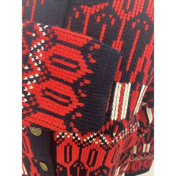 Vintage Broadway Knitting Mills 70’s Cardigan Sweater Woman Small - Picture 3 of 6